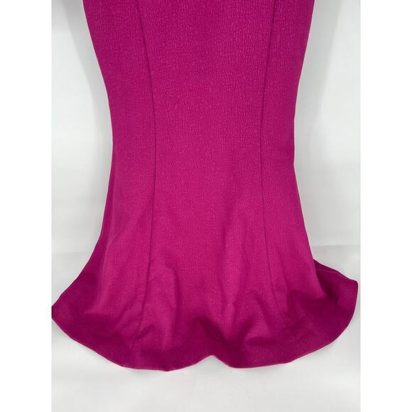 Rebecca Vallance Diana Embellished Cloque Gown in Grape Magenta size US 8 UK 12 - Picture 5 of 12